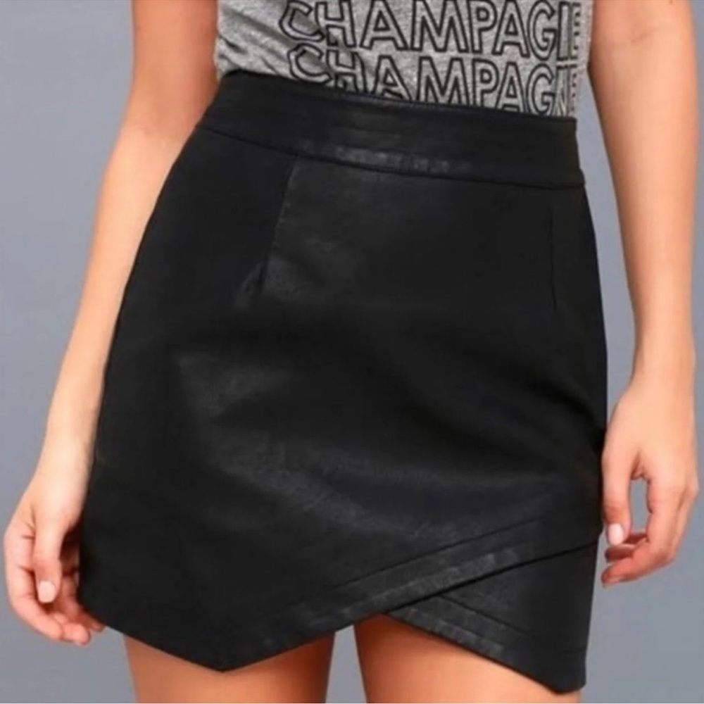 Jack by bb dakota vegan leather skirt
